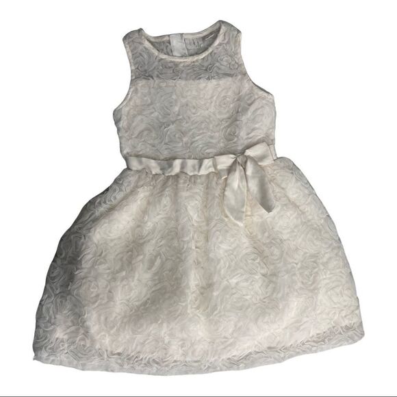 CRB Girls Wedding Corset Dress, White lace, Sz 8 - Picture 4 of 14